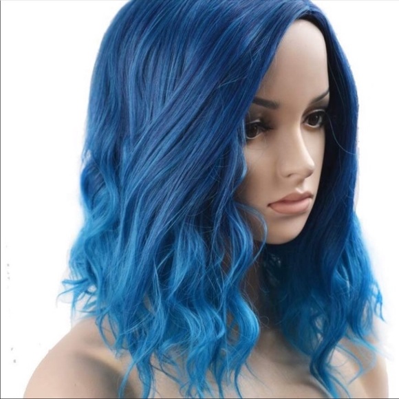 ?Lolita? BLUE SHORT COSPLAY WIG ?NWT main image 5